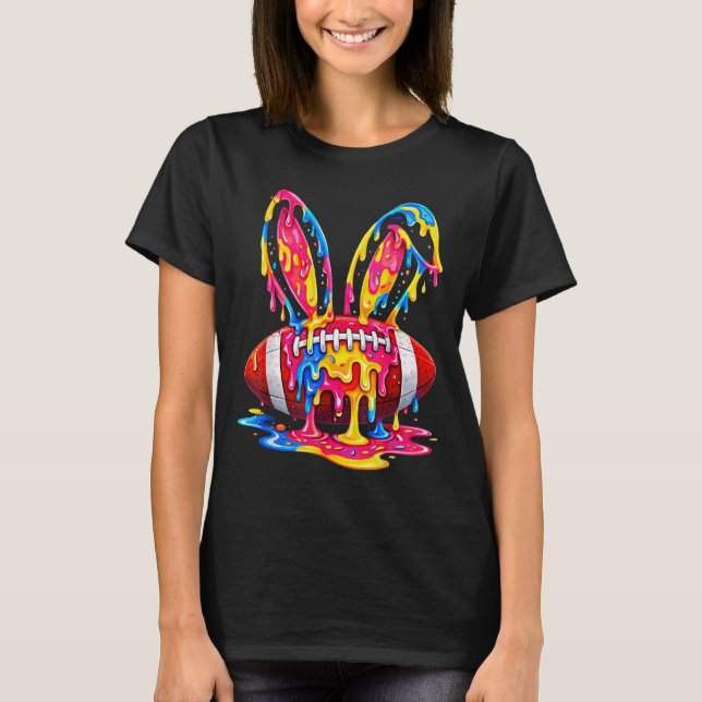 Camiseta Presentes engraçados de sorvete de coelho de Pásco (Frente)