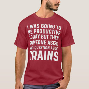 Camiseta Presentes Engraçados Do Comboio A Vapor Para Homen