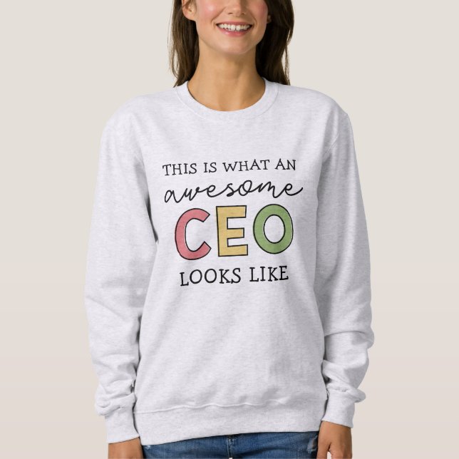 Camiseta Presentes engraçados para CEO | Presentes de Chefe (Frente)