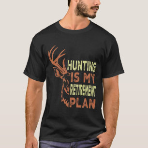 Camiseta Presentes Engraçados Para Homens Caçando É Meu Ret