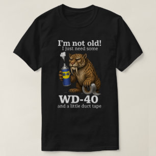 Camiseta Presentes Engraçados para Pessoas Idosas   Animal 