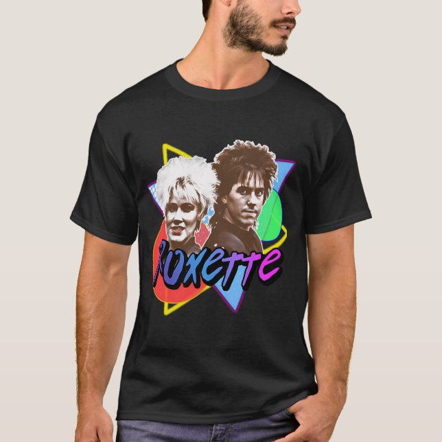 Camiseta Presentes Engraçados Para Roxette Pop Rock 80S Est (Frente)