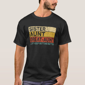 Camiseta Presentes engraçados para tia de Netos, irmã tia G