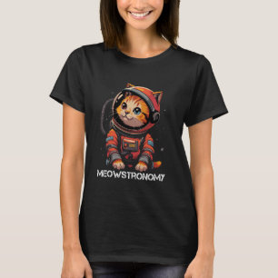 Camiseta Presentes Espaciais Gato Mãe Gato Pai Homens Mulhe