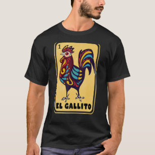 Camiseta Presentes Espanhol-Mexicanos no Bingo Funny - El G