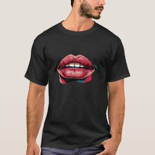 Camiseta Presentes Especiais de Batons para Lábios