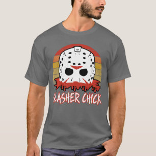 Camiseta Presentes femininos para fãs de terror dos anos 80