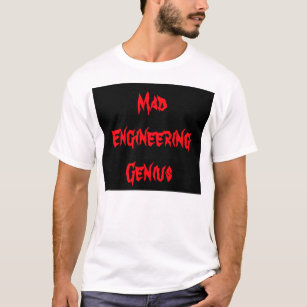 Camiseta Presentes Geeky do nerd do geek do gênio louco da
