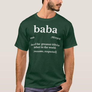 Camiseta Presentes Gregos Mens Baba Para Pai Dia de os pais