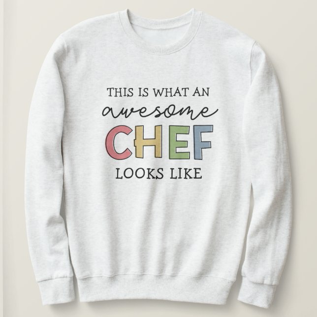 Camiseta Presentes incríveis de chef | Melhor Chef Engraçad (Frente do Design)