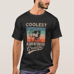 Camiseta Presentes Mais Legais de Avô do Golden Retriever P