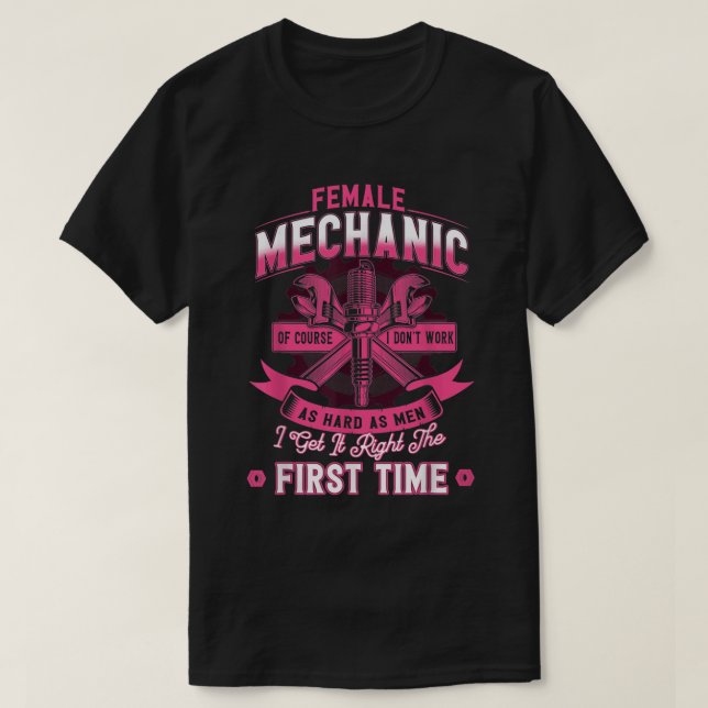 Camiseta Presentes Mecânicos Diesel Feminino Mecânicos Para (Frente do Design)