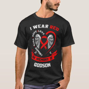 Camiseta Presentes Memoriais Por Perda De Doença Cardíaca D