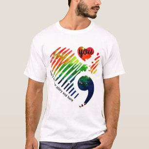 Camiseta Presentes Meses de Consciência da Saúde Mental