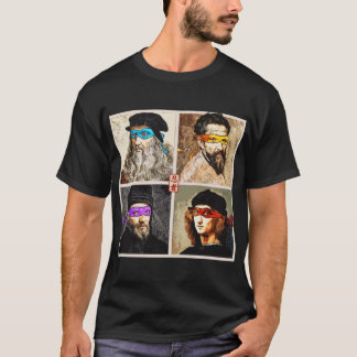 Camiseta Presentes Mestres Ninja do Renascimento