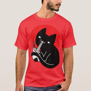 Camiseta Presentes para amantes de animais Ramen Cat Neko A