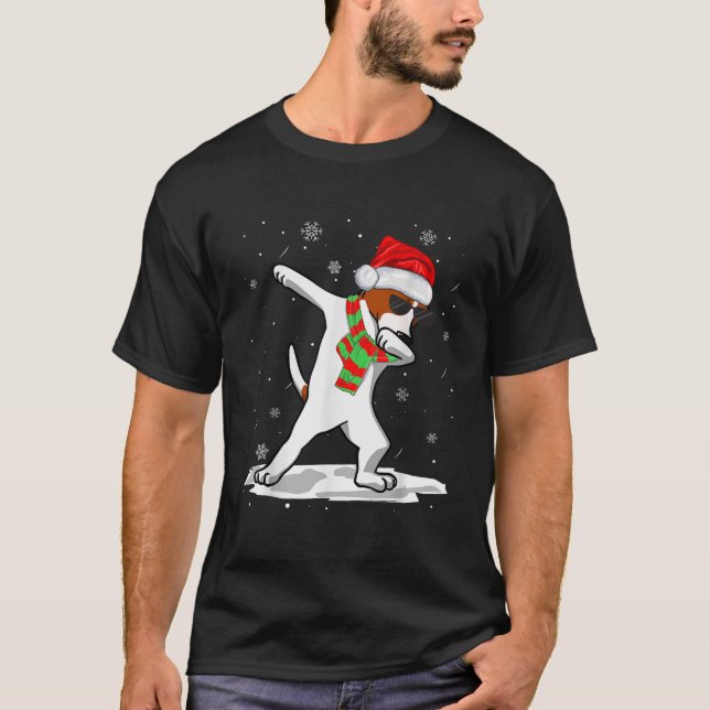 Camiseta Presentes para Amantes de Cachorros Divertidos Jac (Frente)
