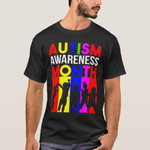 Camiseta Presentes para Crianças com Autismo Mês de Conscie