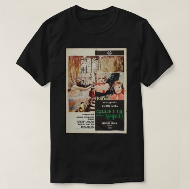 Camiseta Presentes para Men federico fellini Vintage Photog (Frente do Design)