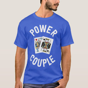 Camiseta Presentes para Mulheres Jogadoras de Cartas Casal