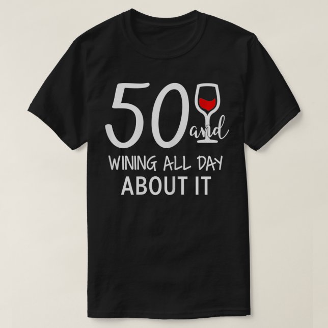 Camiseta Presentes para Mulheres no 50º Aniversário (Frente do Design)
