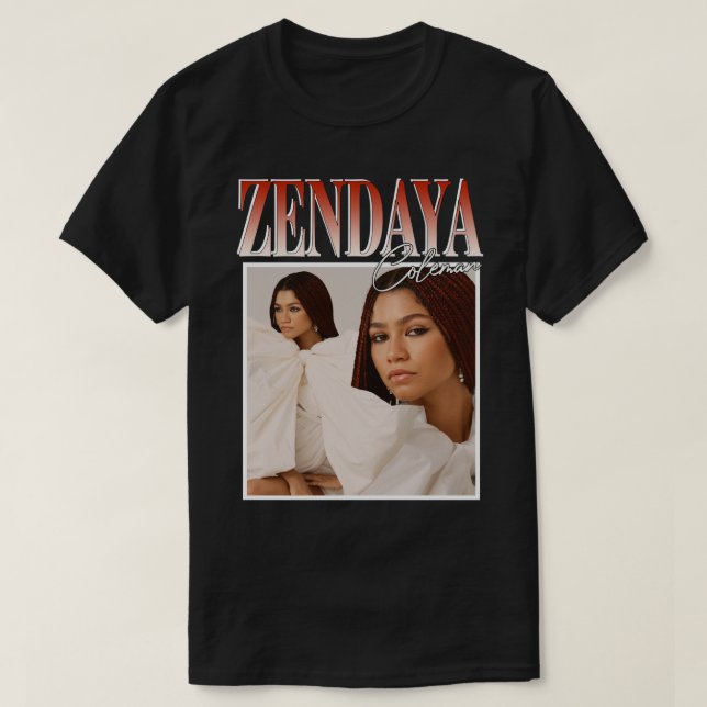 Camiseta Presentes Para Mulheres Zendaya Legal Presente Grá (Frente do Design)