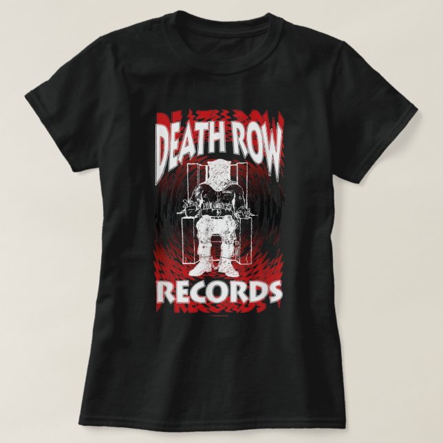 Camiseta Presentes Para O Halloween Death Row Registros Inc (Frente do Design)