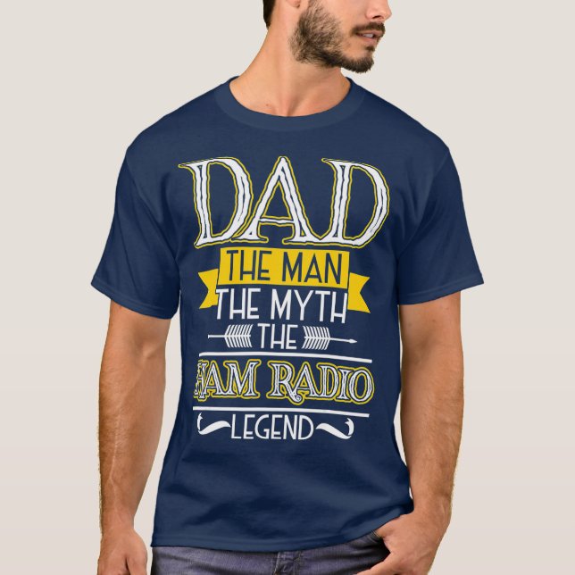 Camiseta Presentes para Pais - Pais do Mens Ham (Frente)