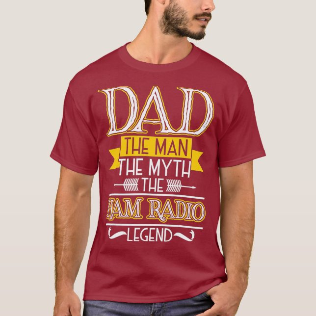 Camiseta Presentes para Pais - Pais do Mens Ham (Frente)