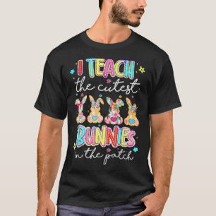 Camiseta Presentes para Professores de Páscoa Eu Ensino os