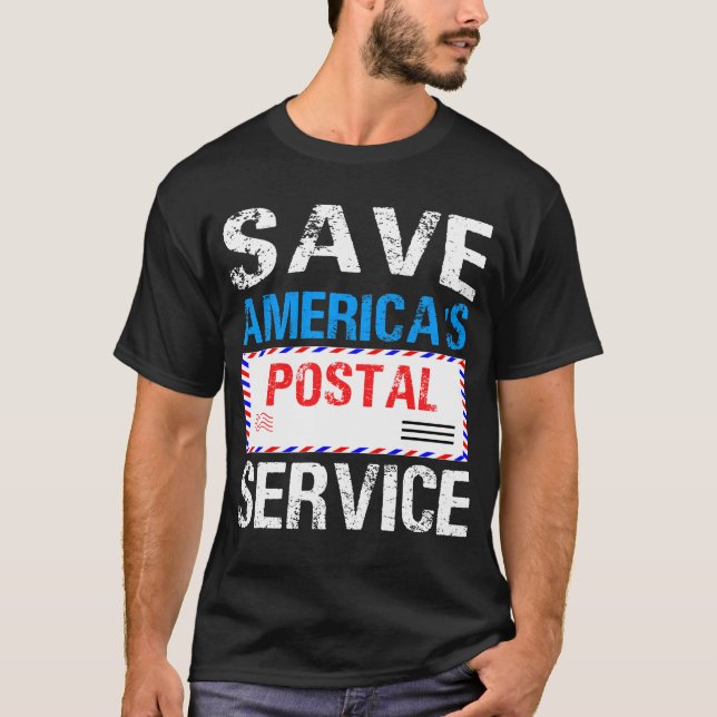 Camiseta Presentes para trabalhadores do Serviço Postal da  (Frente)