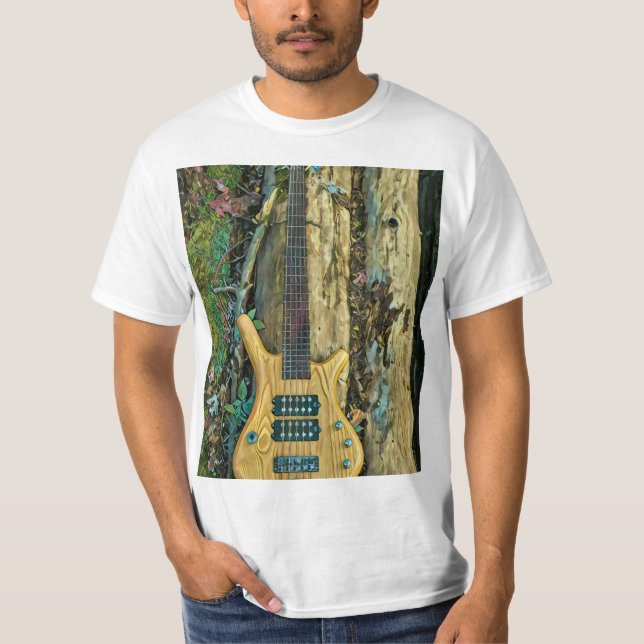 Camiseta Presentes para um guitarrista músico (Frente)