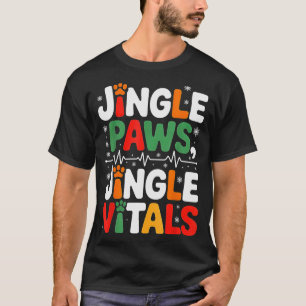 Camiseta Presentes Patinhas Presentes Vitais Enfermeira Vet