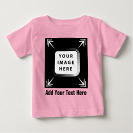 Camiseta Presentes Personalizados de Foto para Bebês e Cria