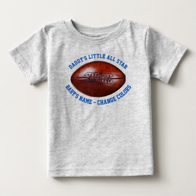 Camiseta Presentes Personalizados de Futebol para Bebê com  (Frente)