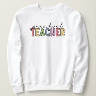 Camiseta Presentes personalizados do professor pré-escolar