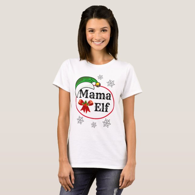 Camiseta Presentes personalizáveis de Natal para Mulheres M (Frente Completa)
