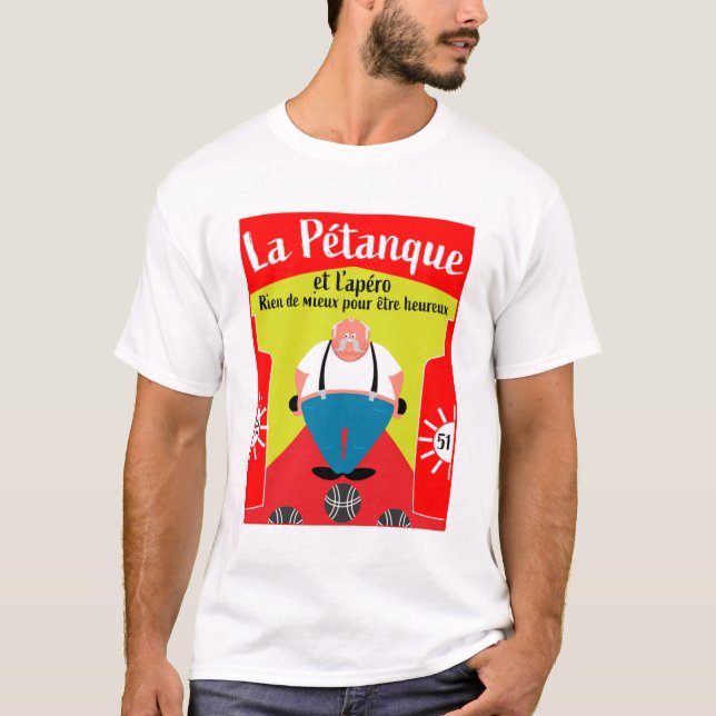 Camiseta presentes pétânicos engraçados (Frente)