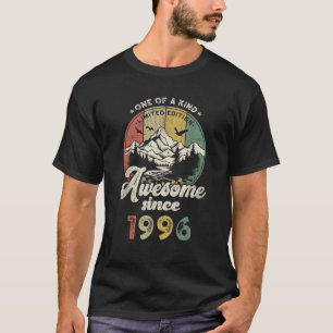 Camiseta Presentes Presente Feito em 1996 Aniversário Diver