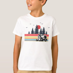 Camiseta Presentes retros do camionista do vintage para o