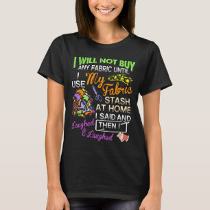 Camiseta Presentes Sewing engraçados estofando Quilter do