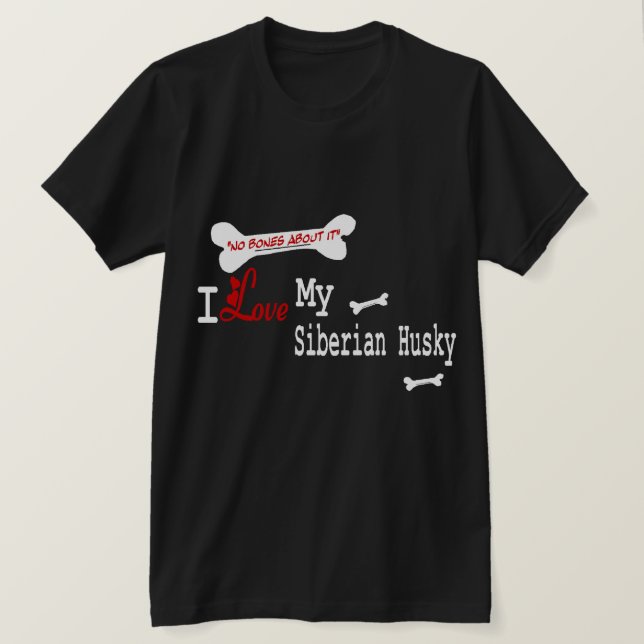 Camiseta Presentes Siberianos Husky (Frente do Design)