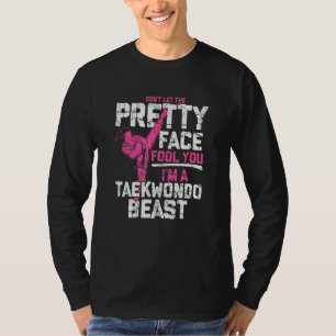 Camiseta Presentes Taekwondo para Meninas Adultos TKD 1