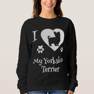 Camiseta Presentes Yorkshire Terrier Eu Amo Meu Yorkshire T