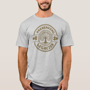 Camiseta Preservação do DNA genealógico da família das legá