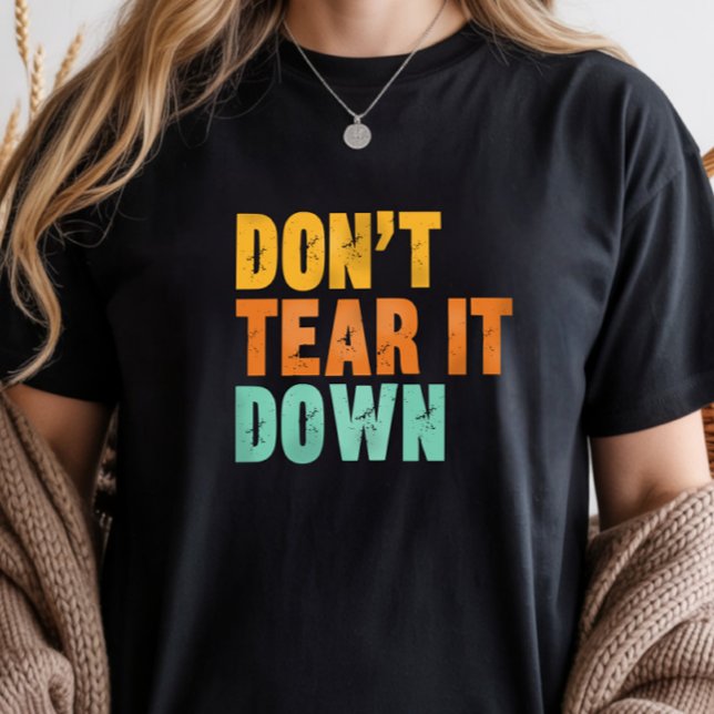 Camiseta Preservação Histórica, Amante de Edifícios Antigos (Criador carregado)