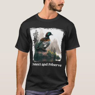 Camiseta Preservar e proteger o galinheiro do Parque Nacion