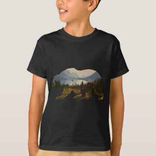 Camiseta Preservar e proteger o Vintage National Park Bear