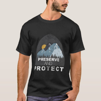 Camiseta Preservar E Proteger Salvar Nossos Parques Naciona