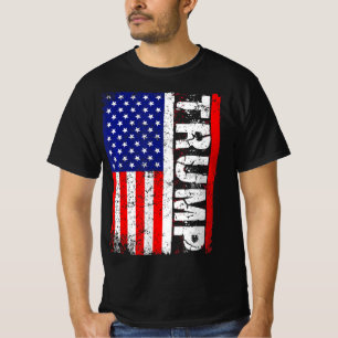 Camiseta PRESIDENT Donald Trump Vintage USA Flag